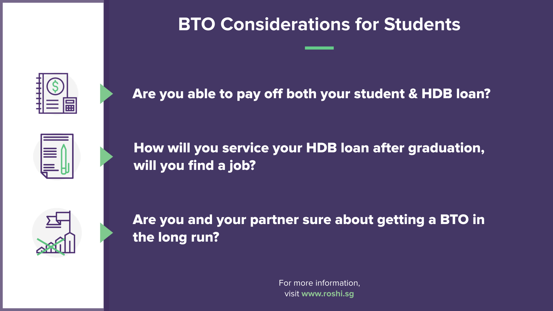 BTO Considerations for Students