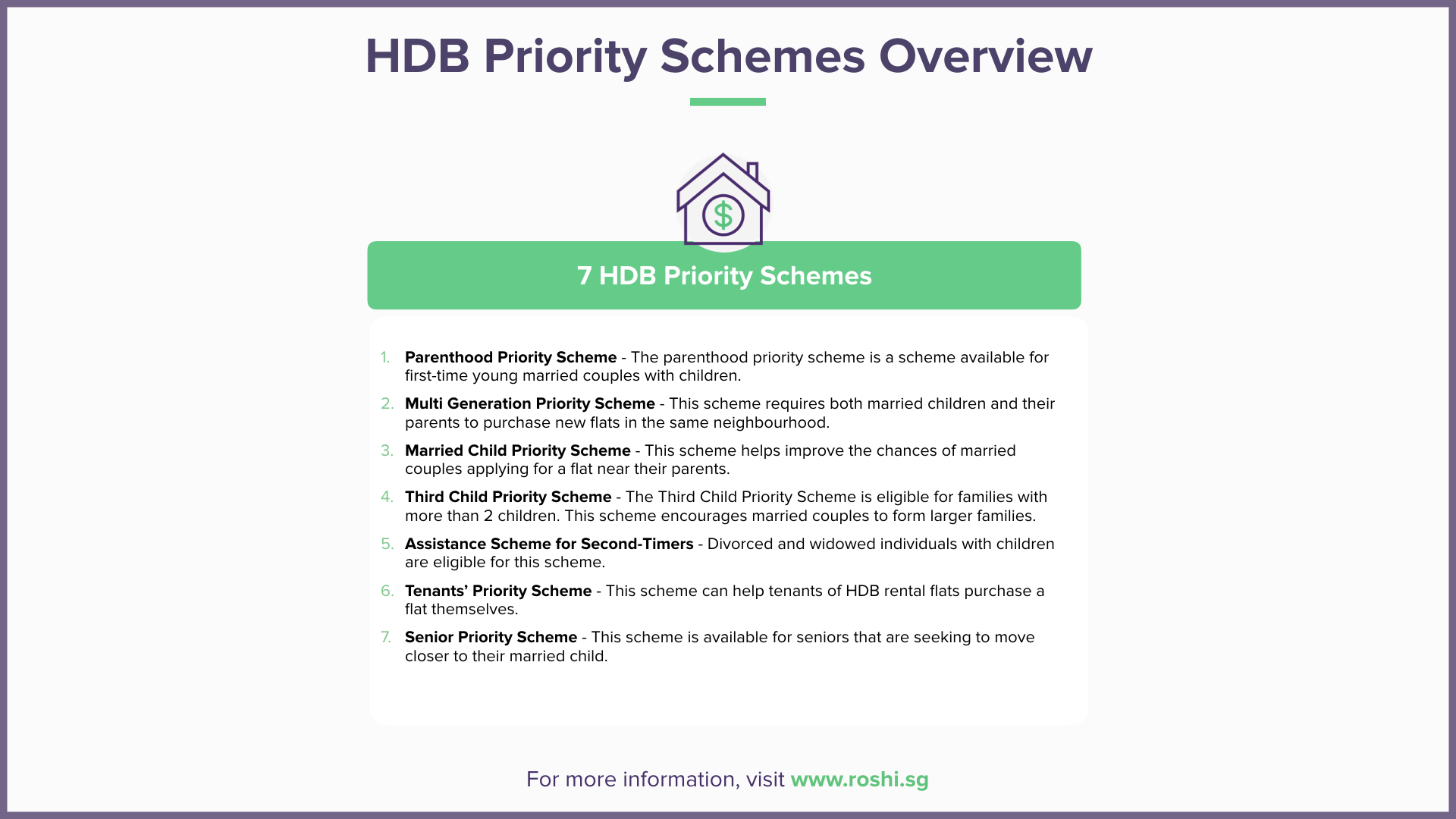 HDB Priority Schemes Overview