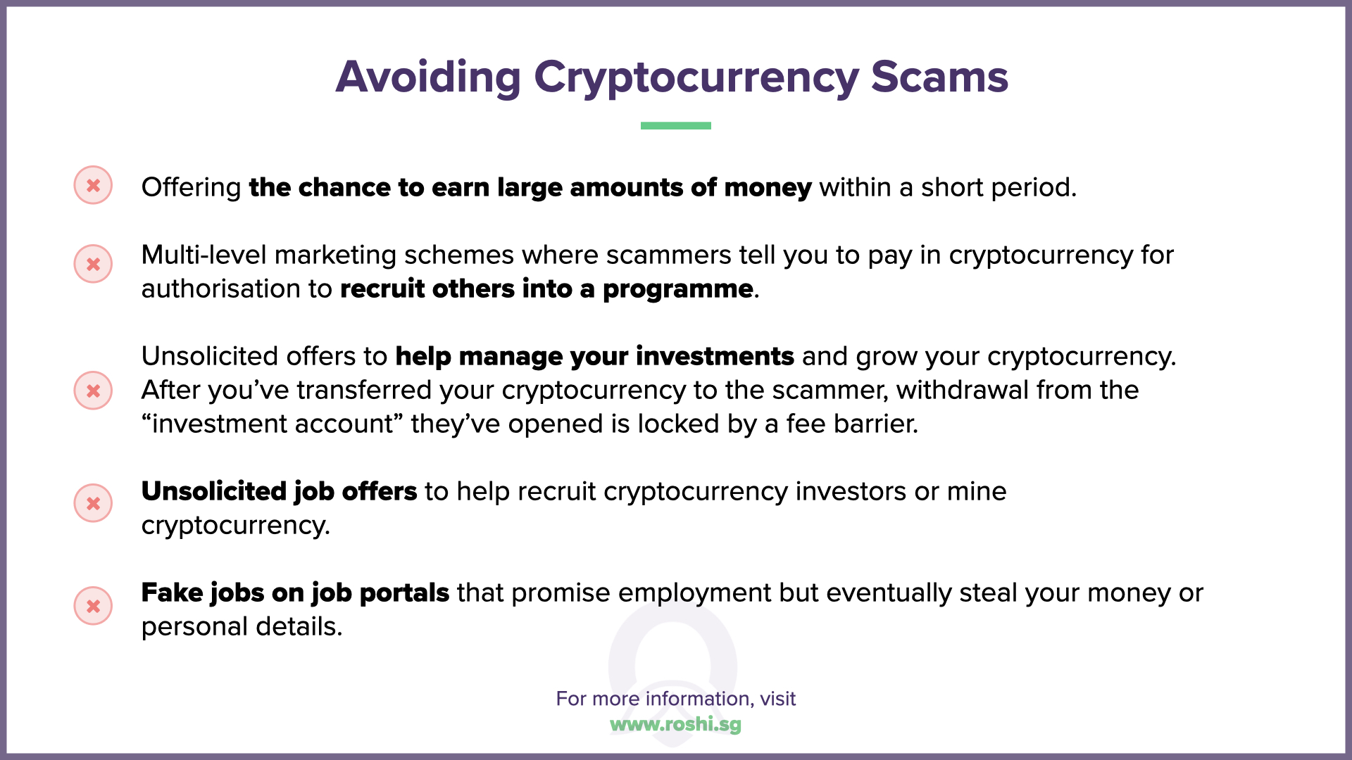 Avoiding Cryptocurrency Scams